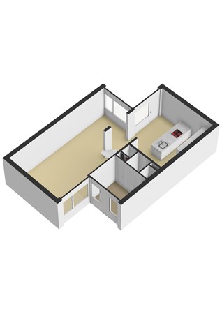 Floorplan - Gruttersdreef 608, 7328 DX Apeldoorn